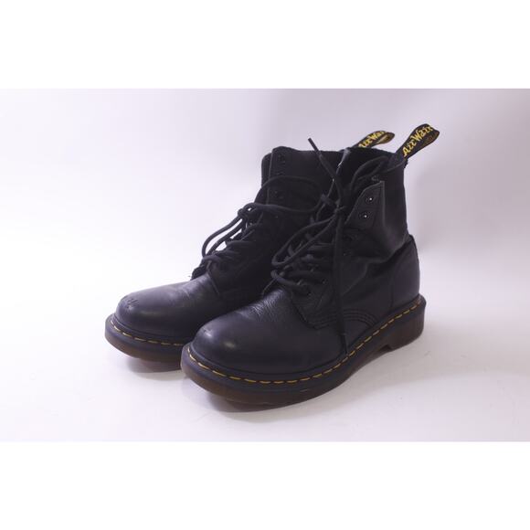 Dr Martens Airwair Boots, Black Leather, US 7, EU 38, Footwear, ~ 250724-WH 1331 main image 4